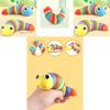 Colorful 3d Finger Slug Caterpillar Sensory Toy For Stress Relief And Anxiety Reduction