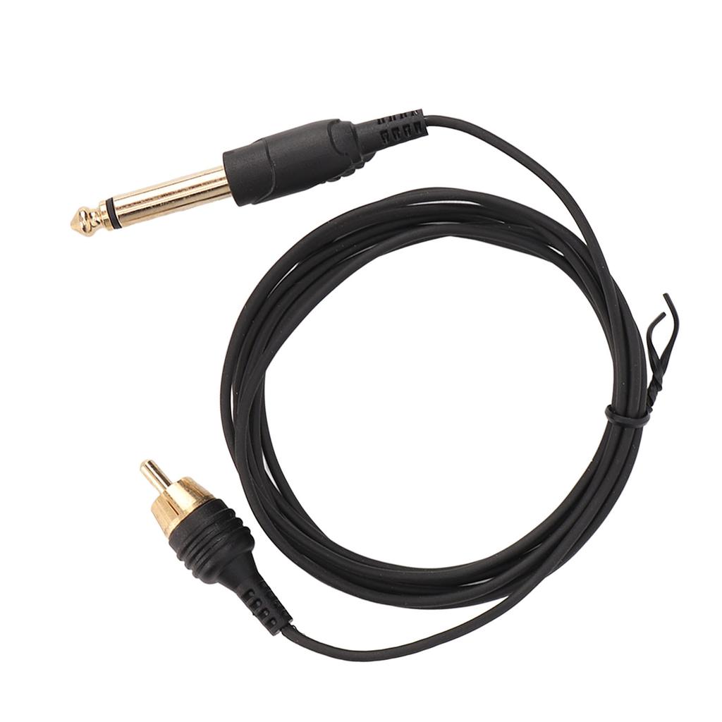 RCA Tattoo Clip Cord Steady Current Stable Tattoo Machine RCA Clip Cord for Salon Use 6.2ft