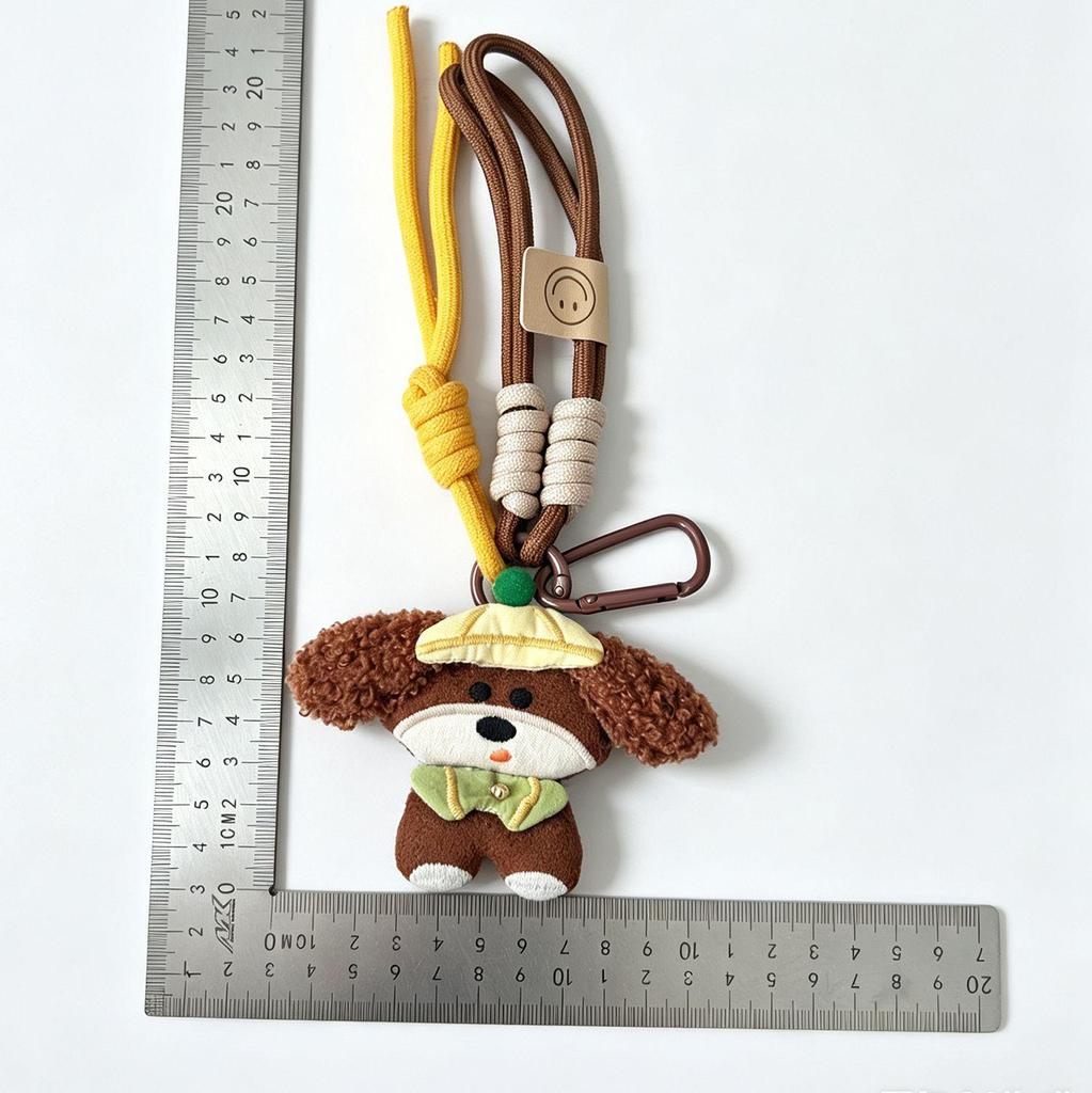 Cute Cartoon Dog Pendant Keychain Ornament