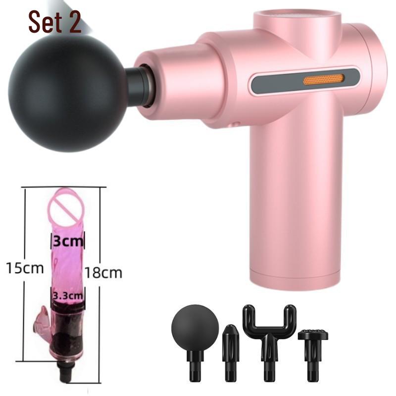 Silicone Adapter Replacement for Electric Fascia Massage Gun - Universal Head for Men & Women.