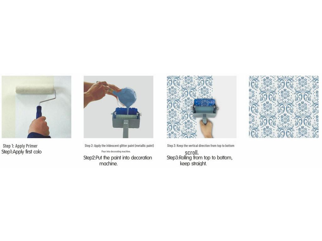 Přeshraniční váleček na tekuté tapety: Umělecký vzorový váleček na stěny