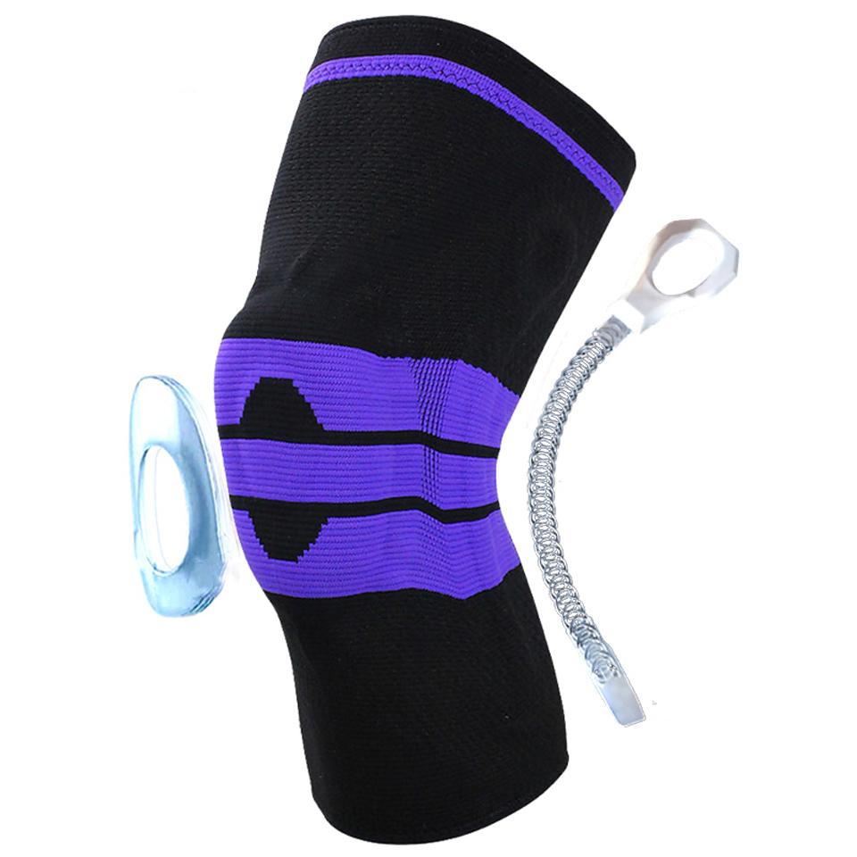 

1 шт., поддержка баскетбола, силиконовые наколенники, наколенники, поддержка мениска, защита надколенника, спортивная безопасность, защита XL