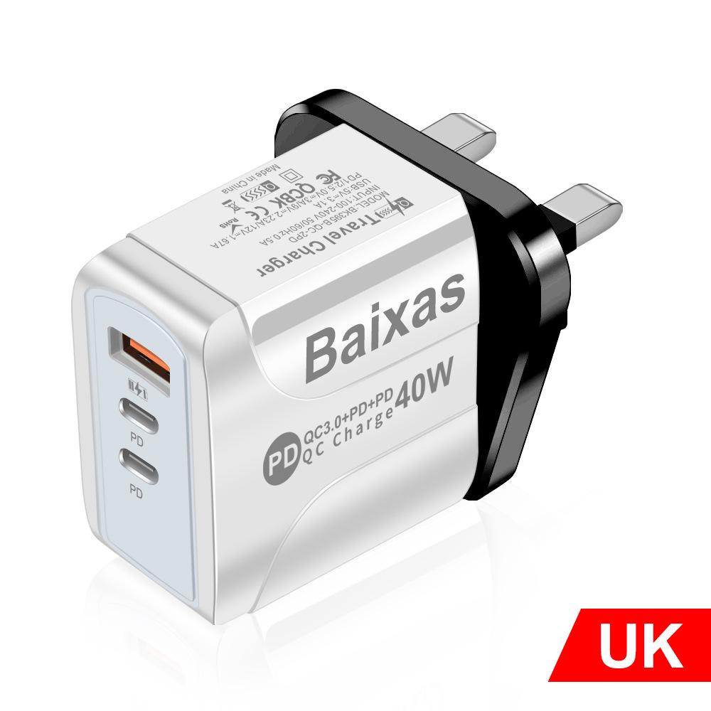Universal Power Adapter: Compatible with EU, US, UK, AU Standards - Original Charger with 1U + 2PD Ports.
