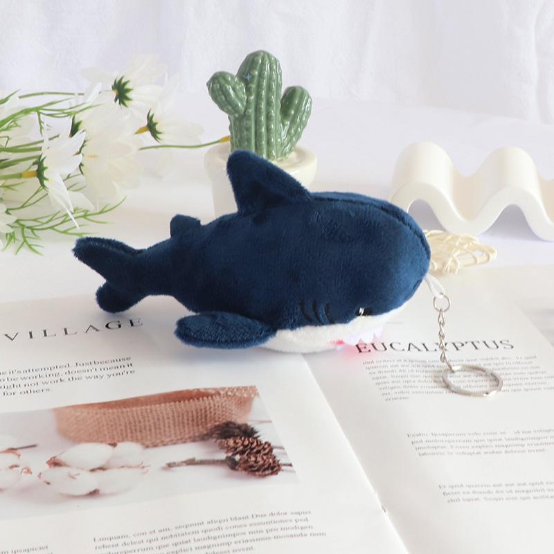 Shark Plush Keychain - Cute Pendant Toy for Couples