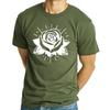 Blooming Rose Cotton T-shirts For Men And Women Graphic Clothing Short Sleeve T-shirts Ta