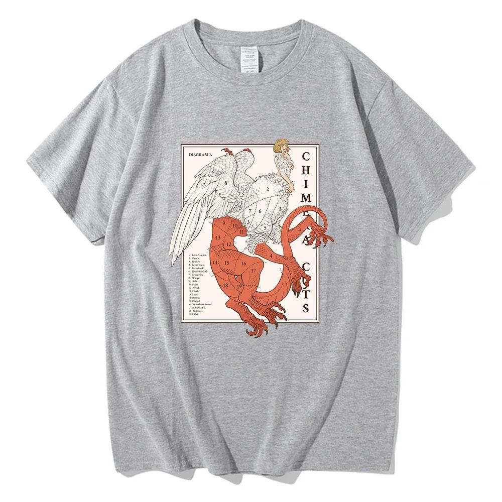Delicioso en Dungeon Falin Chimera Cortes Camiseta Moda Harajuku Marcille Chilchuck Camiseta Unisex Vintage