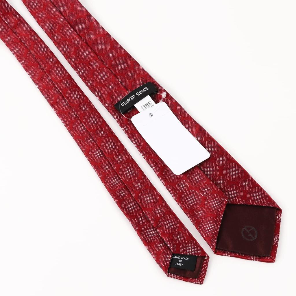 Emporio Armani Giorgio Armani Tie GA10 Red Men's (GA10-22 GAU-ALL-VARIOUS) [Used]