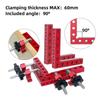 Auxiliary Right Angle Fixing Clip Aluminium Corner Clamps Right Angle Ruler  Furniture Repair