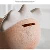 Large Nordic Lion Piggy Bank: Cute Decorative Coin Holder for Children's Room or Living Room