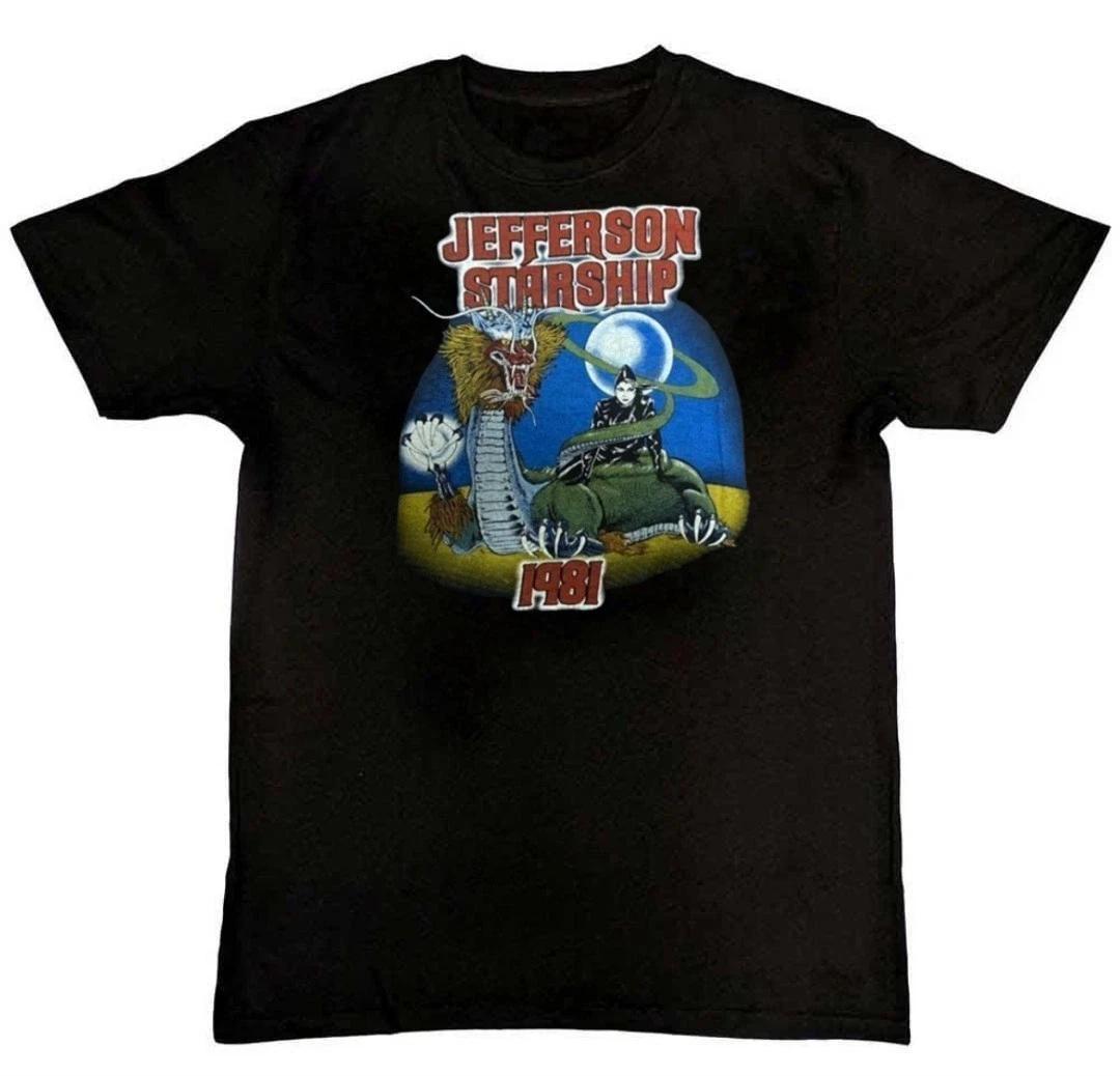 

Jefferson Starship Band Album Graphic Print Unisex 100% Cotton T-shirt Mens Tees Top XL