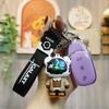 Unisex High-End Key Case: Custom L9 Car Remote Control Protective Shell with Keychain