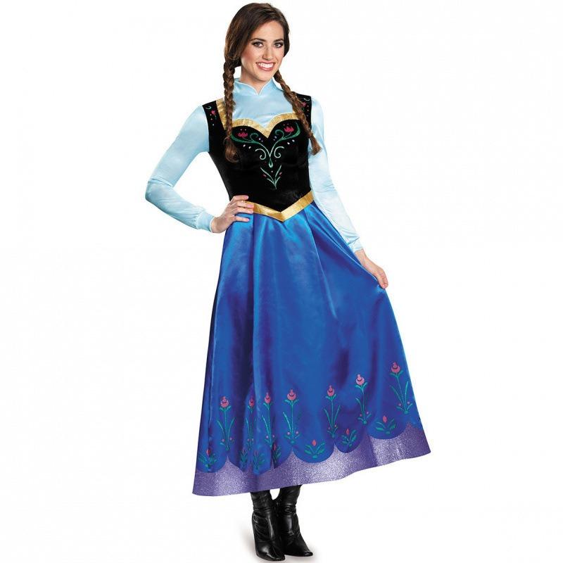 Halloween fairy tale Frozen, Princess Anna, stage cosplay out of costume