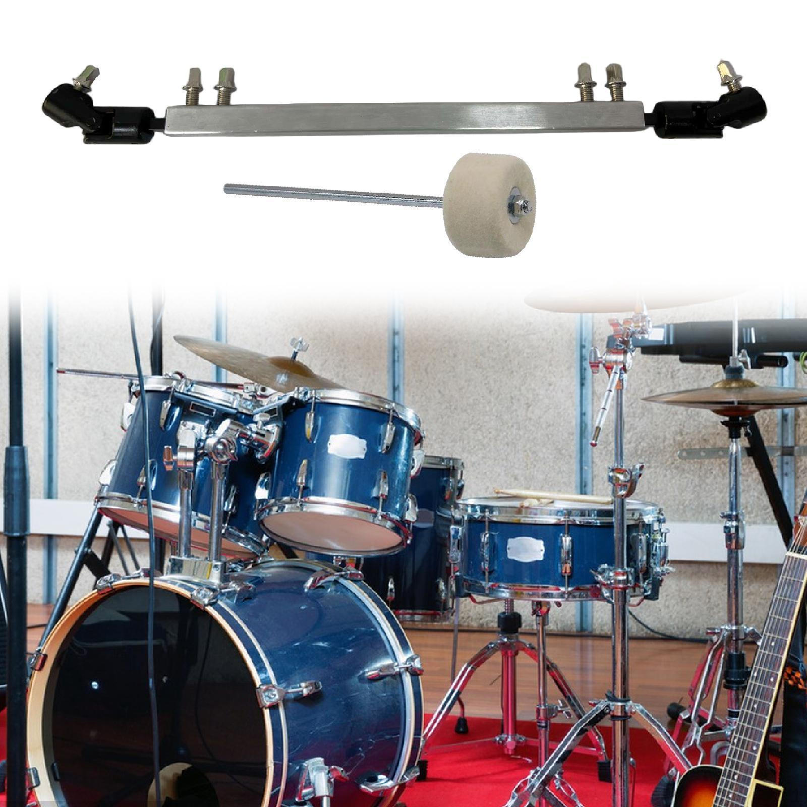 

Double Bass Drum Pedal Drive Shaft Black Silver