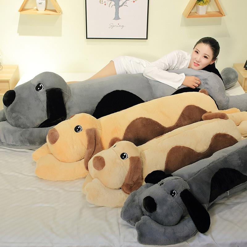 Adorable Plush Dog Pillow For Girls With Removable Cover Perfect For Sleeping Cuddling