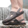 Men's Closed-Toe Non-Slip Summer Sandals & Slippers - Breathable, Soft Sole, Wear-Resistant Dual-Use Shoes