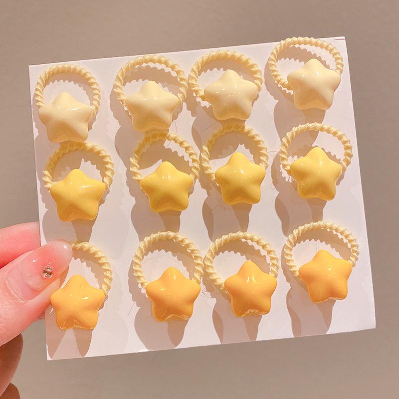 2024 Kid-Friendly Hair Accessories Set - Elastic Cartoon Hair Ties & Ropes for Girls, No-Pain Design