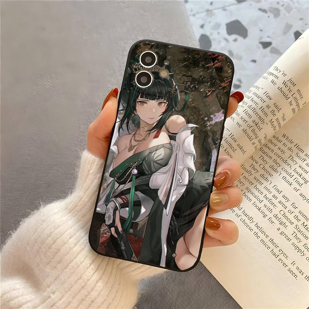 Hanying Zitheriwo Animated Mobile Game P-PGR Phone Case For IPhone 17 Air 16 15 14 13 Pro Max 11 12 Black Silicone Cover