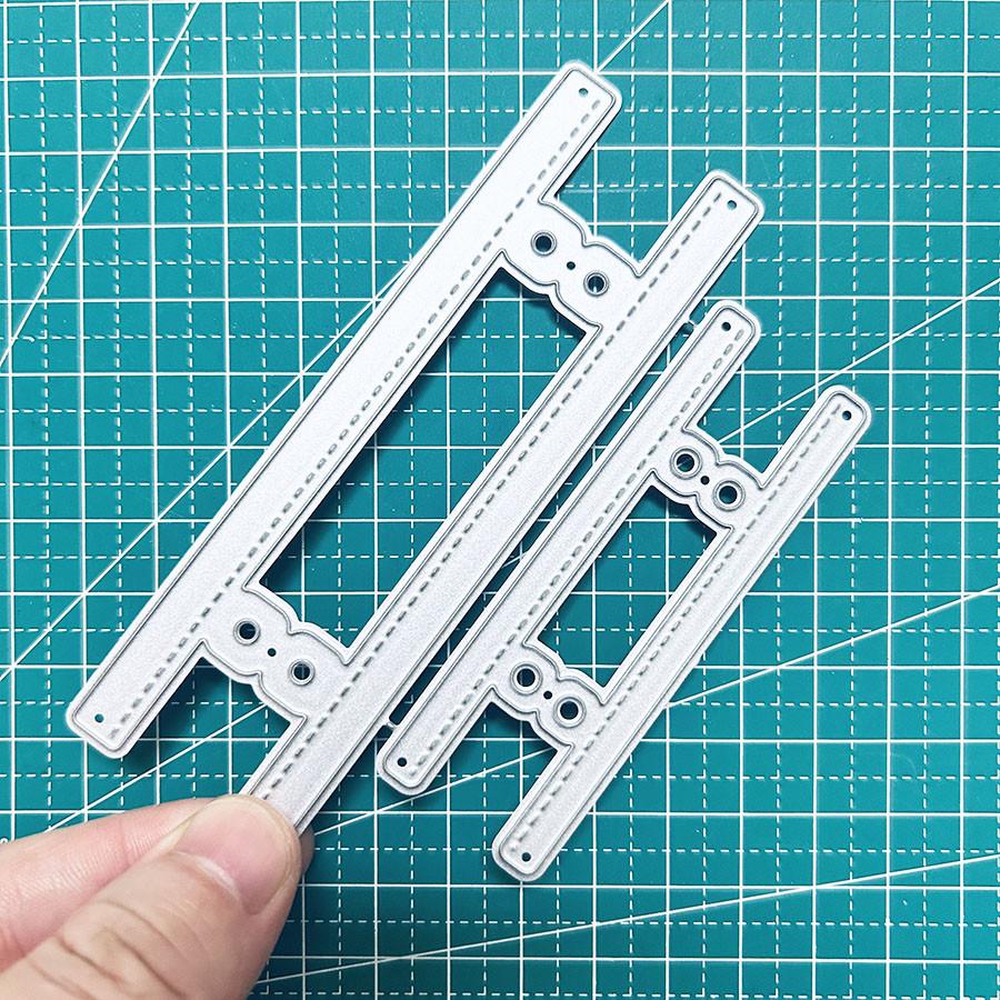 Metalen snijmallen met vergrendelingszijde voor scrapbooking, album- en kaarten maken, reliëfstempels en decoratieve knutselprojecten.