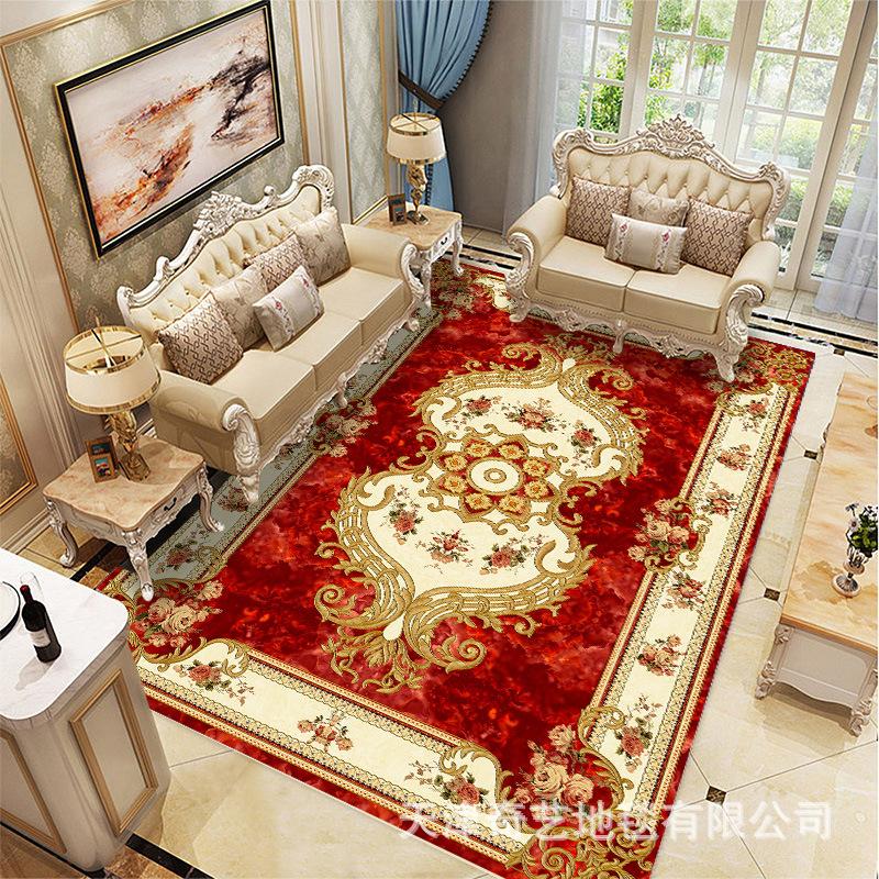 Persian Carpet Living Room Bedroom Home Sofa Tea Table Floor Mat Bedside Mat
