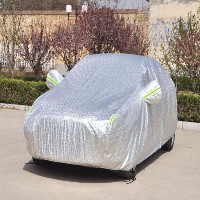 In-Stock Thickened Oxford Cloth Car Cover: Dust, Sun & Rain Protection