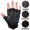 Military Fan Black Hawk Tactical Gloves Men's Anti-Stab Fighting Self-Defense Training Combat Half-finger Gloves Special Forces Hard Shell