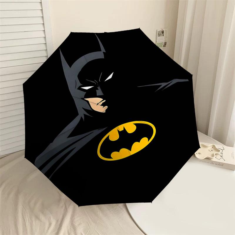 

1PC Warner Batman logo Automatic Open/Close Umbrella with Windproof, 71-Rib Sturdy Canopy, Durable Ribs1288A