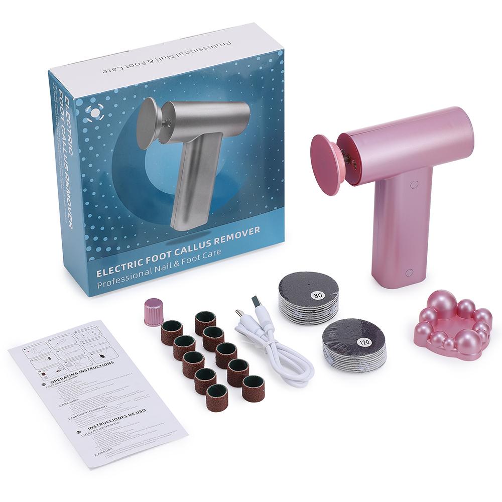 

3-in-1 Multifunctional Nail & Foot Grinder Callus Remover for Men & Women s Full Body Muscle Relaxation Electric Massage Gun