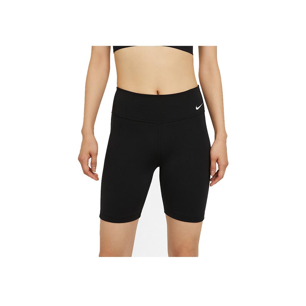 Nike One Mid-Rise Training Cycling Fitness Shorts Women Bottoms Black DD0244-010