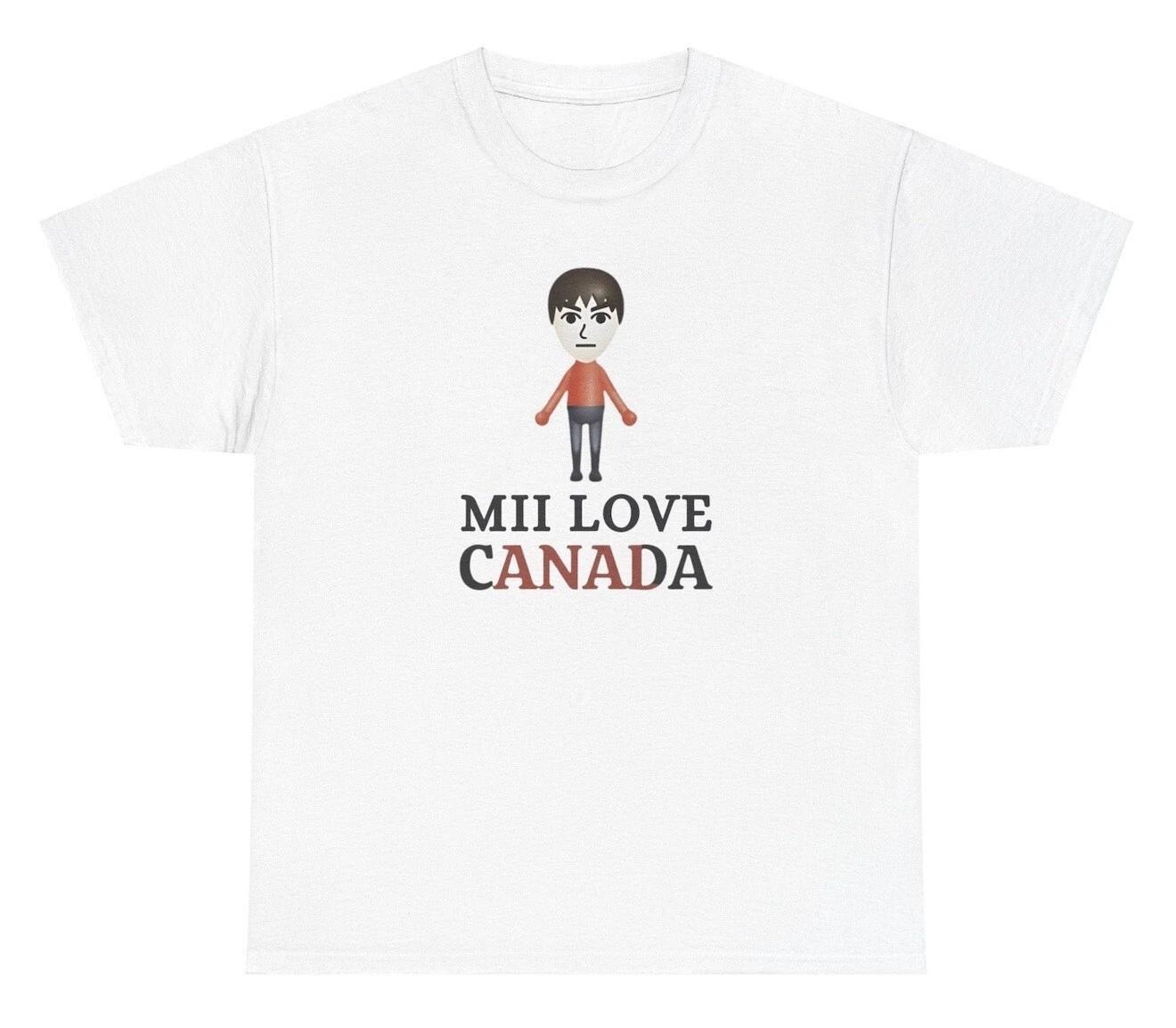 Mii Love Canada T Shirt Funny Butt Sex Joke Inappropriate Adult Humor Tee 2XL