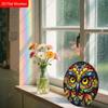 2D Flat Hanging Decorative Signs, Interior Wall or Door Decoration, Garden Decoration, Owl Pattern, Interesting Gifts for Family and Friends