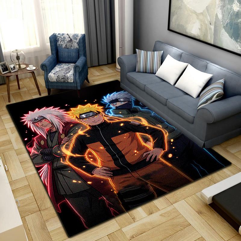 Anime-Naruto Area Carpet for Living Room Bedroom Home Decor Cool Movie Mat Floor Mat -LXR63