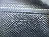 Authentic BVLGARI BVLGARIBVLGARI Black Leather Round Zip Long Wallet #a970  Pre-owned