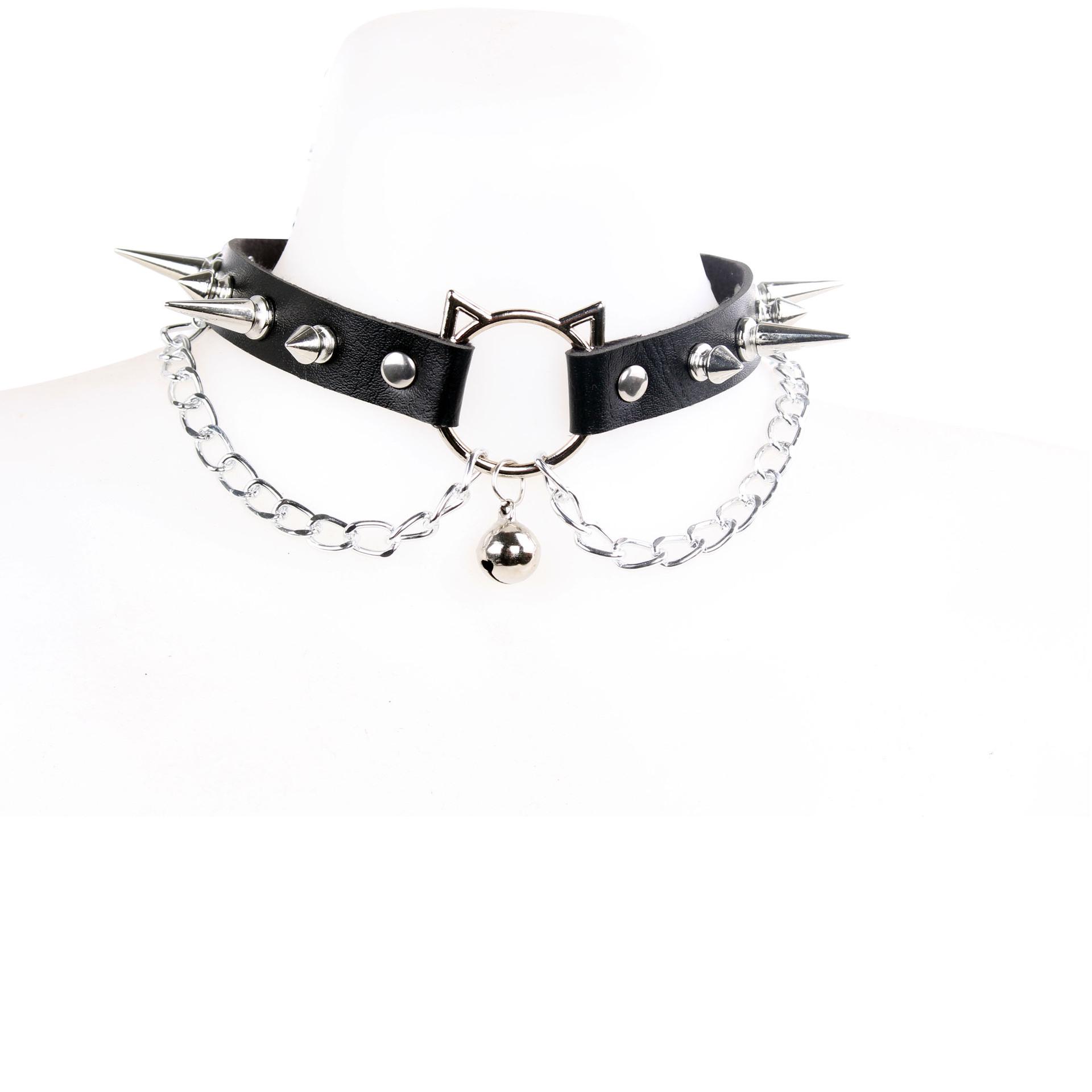European  American Punk Harajuku Clavicle Spike Choker Necklace