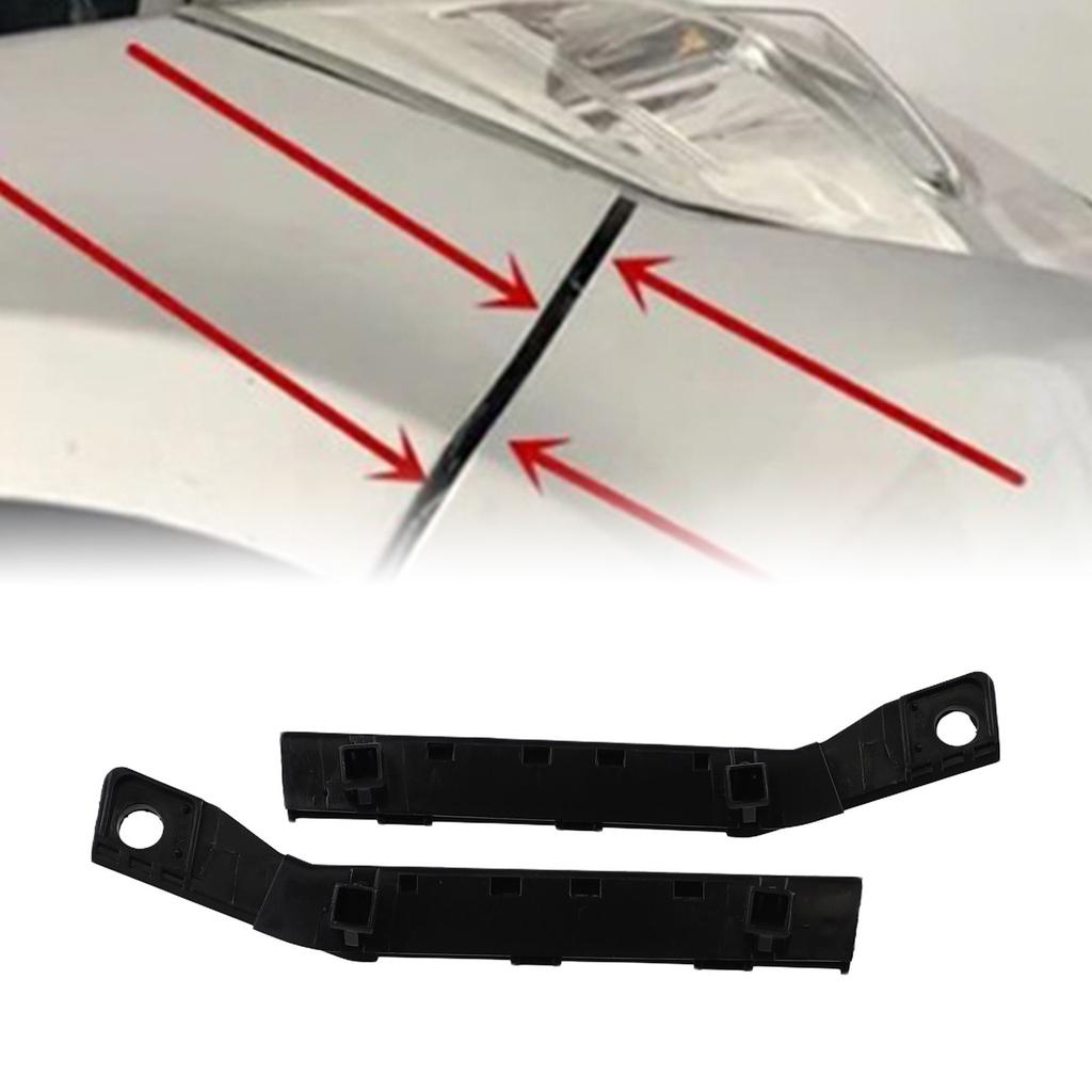 2 Pcs Car Front Bumper Bracket Retainer Support Holder For Nissan For Tiida 2005-10 Automotive Decorative Accessories