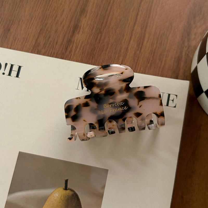 Korean Style Hair Claw Red Temperament Elegant Hair Clips Ponytail Holder Hairpins For Women Simple Hair Accessories