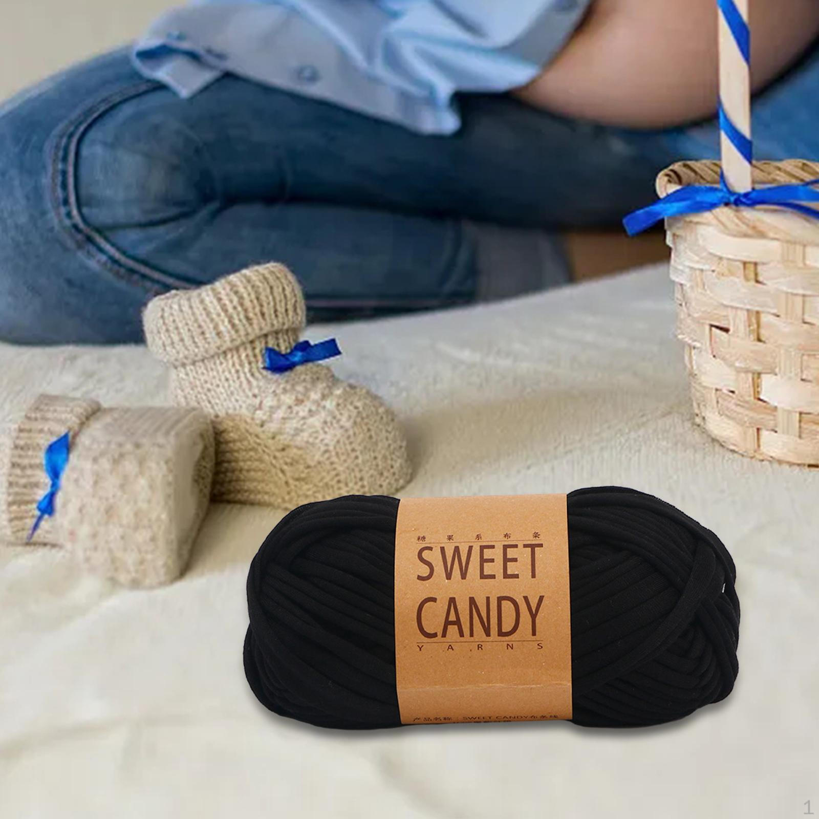 

Трикотажная пряжа, ткань, проекты по вязанию крючком, домашний декор, спагетти, коренастый для чёрный