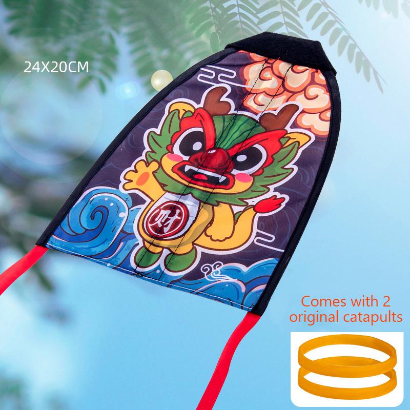

Outdoor Children S Catapult Small Kite Toys Handheld Bouncy Kite Finger No Wind Can Also Play