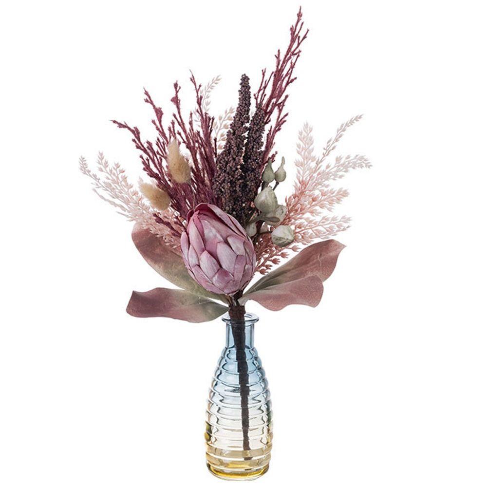 Cloth Artificial Flower Bouquet Colorful Leaves Simulation Flower  Home Decoration