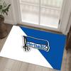 Hertha Bsc FC Design Crystal Velvet Carpet Cozy Non?Slip Printed Rug For Bedroom Living Room Entrance