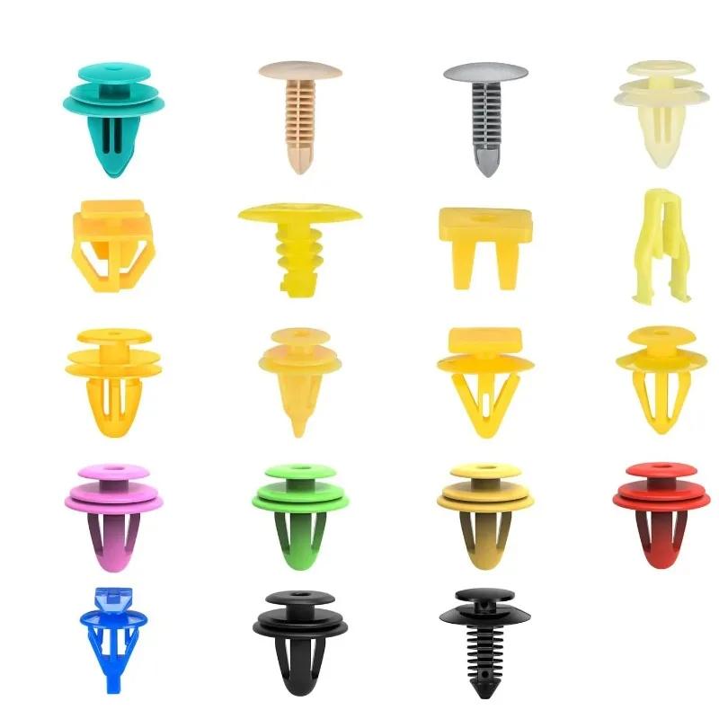 200/300 PCS Car Clips Fastener Screws Bumper Interior Decoration Auto Nylon Random Mixing Universal Accessories