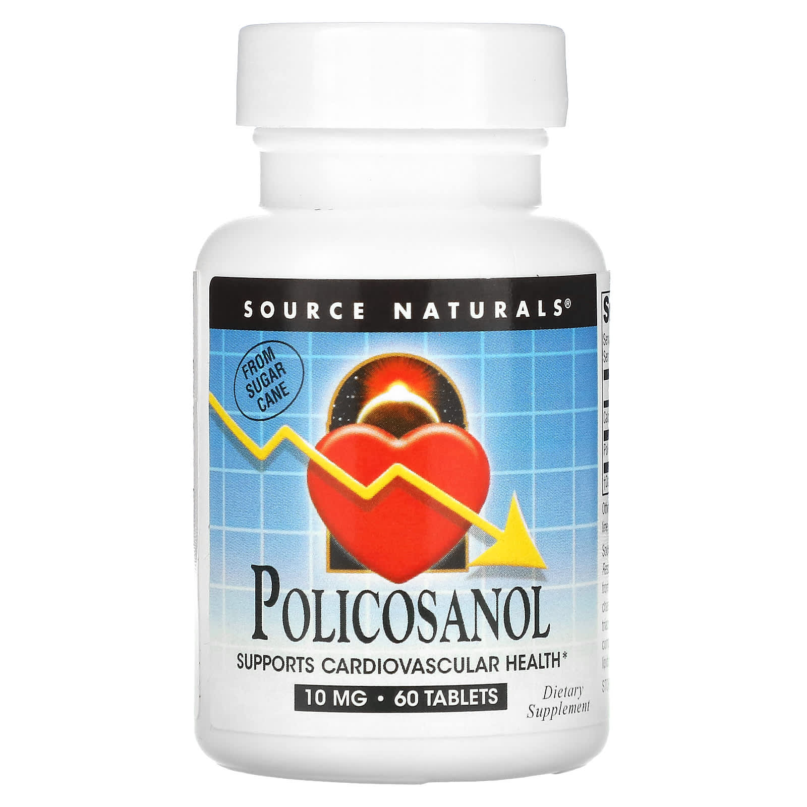 

Policosanol, 10Mg, 60 Tablets