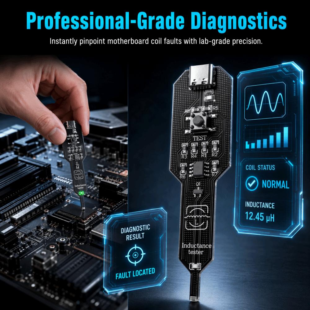 Third Generation Inductor Detector Tool Electromagnetic Induction Tester Phone Motherboard Repair