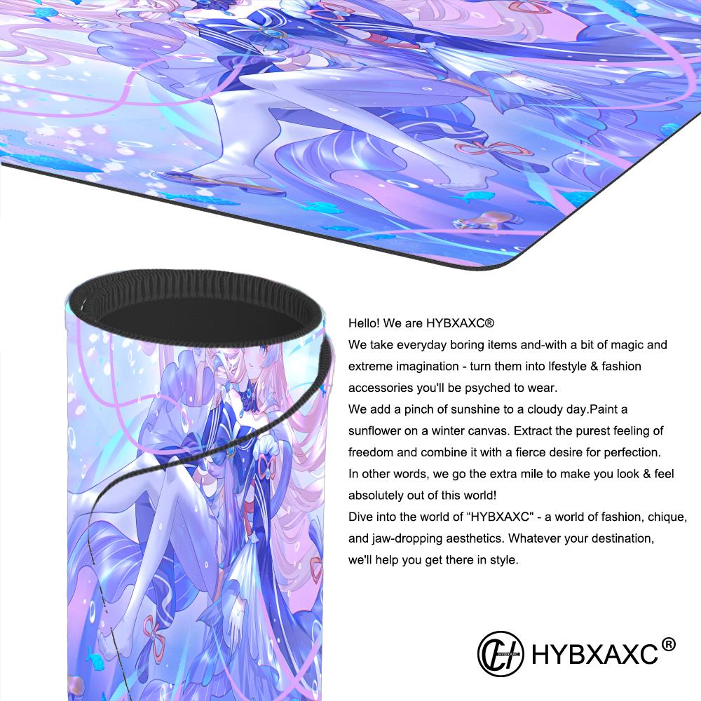 HYBXAXC Gaming Mouse Pad Home Computer Keyboard Mat Laptop Soft Anti-slip Table Mat XXL Genshin Impact Kokomi Custom Mousepad