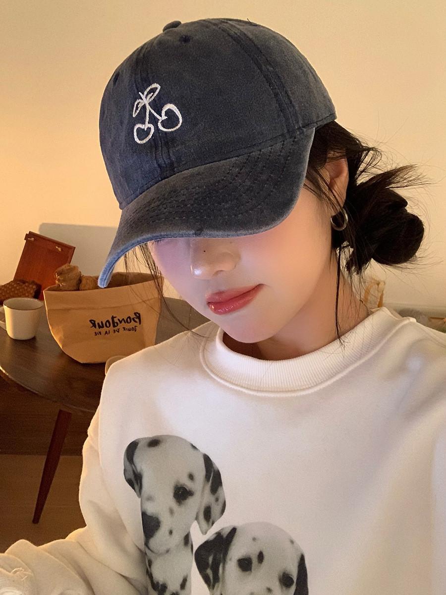 

Baseball Charming Cherry Cap Women Perfect Spring Adjustable Design Soft