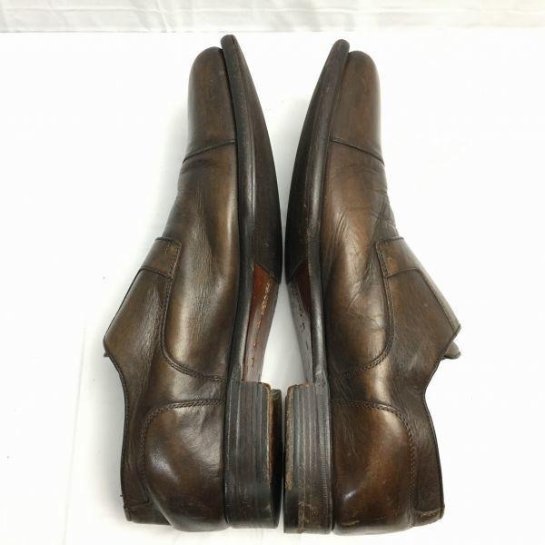 a.testoni Made in Italy Double Monk Strap Business Shoes Brown Size 7.5 (25.5cm) Men's(USED)