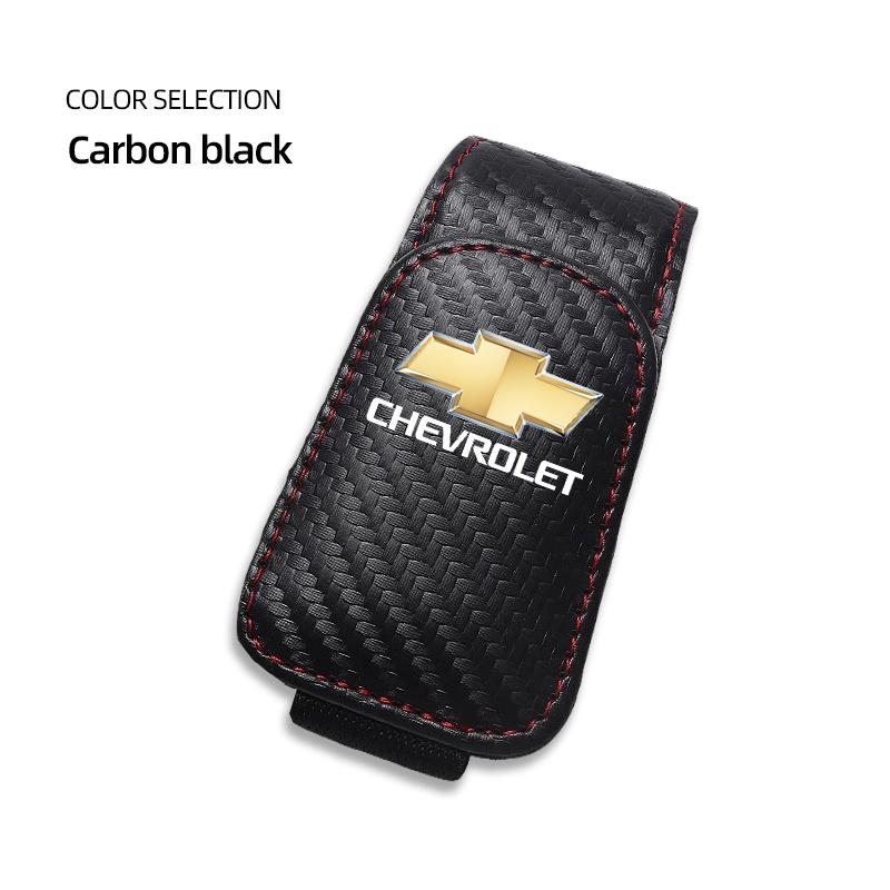 Car Leather Glasses Clip Sun Visor Ticket Card Storage Clamp For Chevrolet Cruze Malibu Colorado Suburban Equinox Blazer Trax