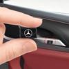 2/5/10Pcs 2025 Fashion New Car Logo Emblem 3D Stickers Carbon Fiber Steering Wheel For Mercedes Benz B R G Class GLK GLA C200 E200 C200L S400