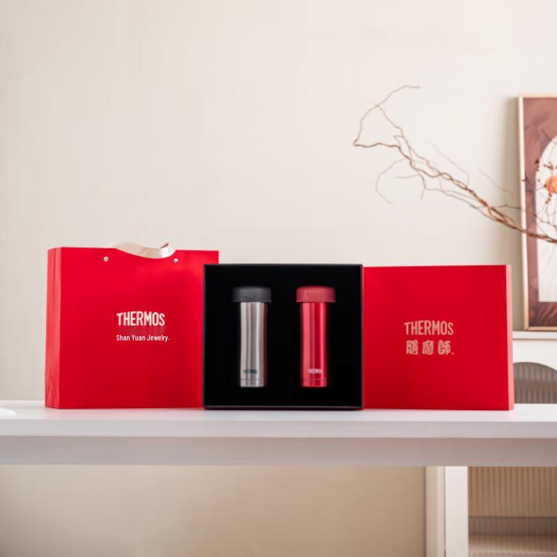 Thermos JCG06 Stainless Steel Vacuum Bottle Set