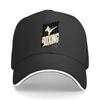 Bold Kick Boxing Typography Silhouet Sandwich Baseball Cap Sun Cap Outdoor Workouts Hat