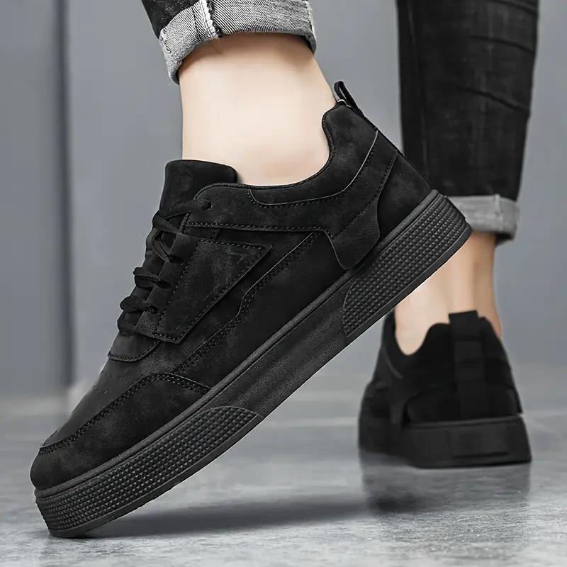 Fashion Vintage Men Casual Work Shoes Men Skateboard Shoe Wear-resistant Damping Sport Training Sneaker Flat Shoe zapatos para hombre 48